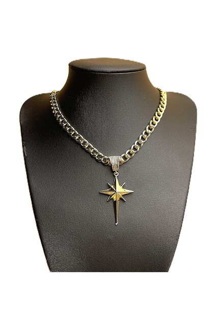 Polar Star Necklace Vip Chain Steel Suit