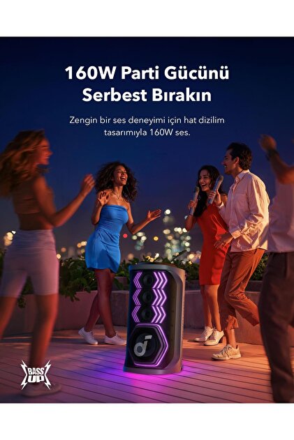 Anker Soundcore Rave 3 Party Hoparlör-a31a3 - Fiyatı, Yorumları