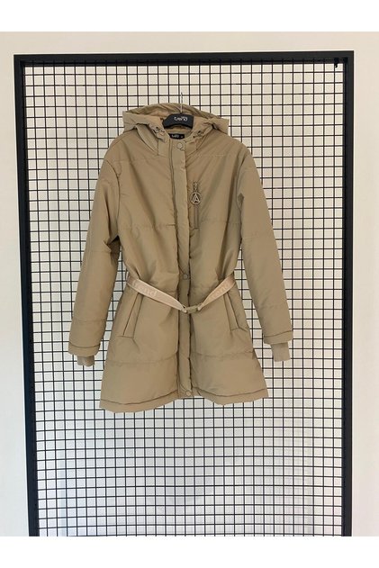 Nova Fabric Zippered Hooded Pocket Coat