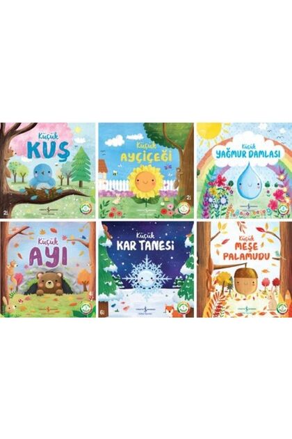 Doğanın Eşsiz Hikayeleri Serisi 6 Kitap Set ( Küçük Kar Tanesi - Küçük Ayı - Küçük Kuş ... )