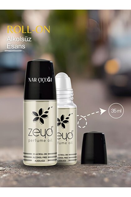 zeyd Nar Çiçeği Kokusu Alkolsüz Esans 35 ml Parfüm Esansı Roll-on