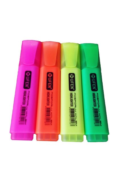 Pvc 4 Color Neon Highlighter