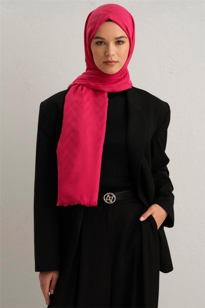ARMINE TREND ACELYA SHAWL 5 04 FUCHSIA