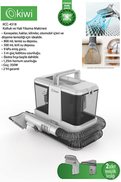 Kiwi Koltuk ve Halı Yıkama Makinesi Kcc-4318 - Fiyatı, Yorumları