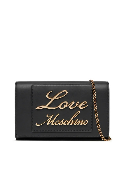 Love Moschino Geantă cu logo și curea tip lanț GEANTĂ
