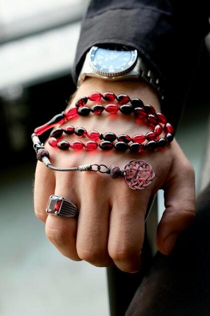 Rosary and Ring Combination Special Design Silver