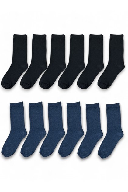 12 Pack Men's Cotton Soft Breathable Durable Socks