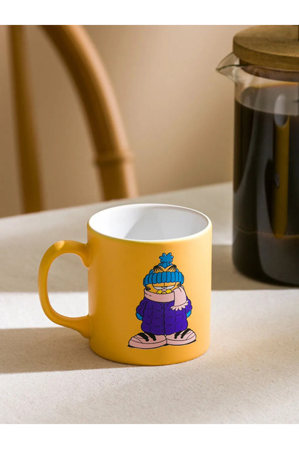 Ceramic Garfield Mug Garfield Tropico French 3D Ceramic Mug (Mint In Box)