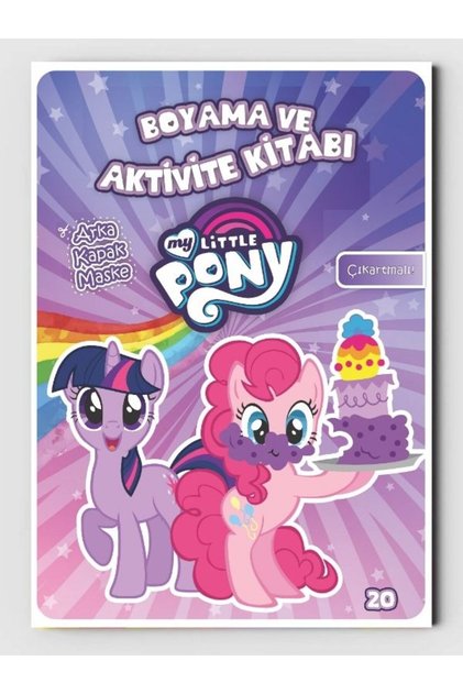 My Little Pony Boyama Kitabı (20 Tam Sayfa), (Toca Boca ve Sticker Hediyeli)
