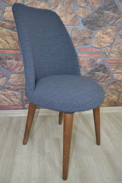 Anthracite Color Retro Chair Cover