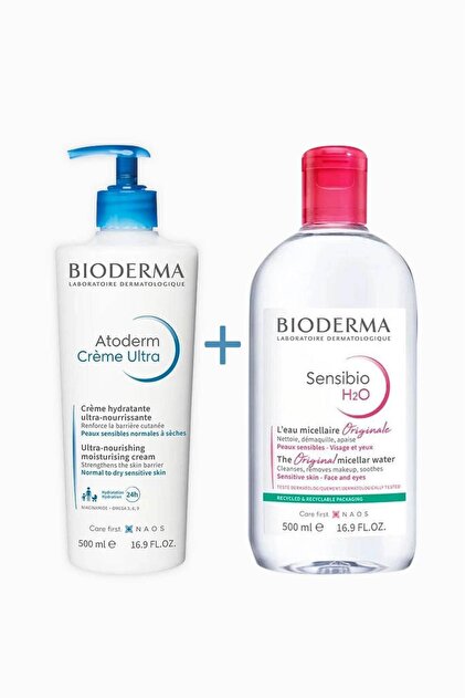 Bioderma Atoderm Creme Ultra 500 ml Sensibio H2o 500 ml - Fiyatı