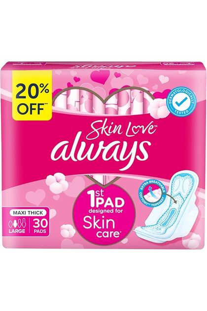 Cotton Skinlove Maxi Thick Pads 30S ( 40097 )