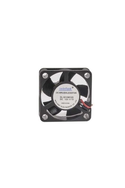 30x30x10mm 12V 0.13A Fan 2 Kablolu