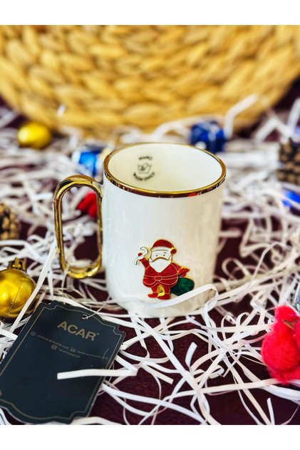 YILBAŞI TEMALI NOEL BABA KUPA