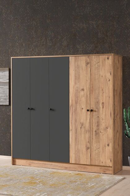 Aeka Ae-3059 Diva 5 Kapaklı Çok Amaçlı Askılıklı Raflı Bölmeli