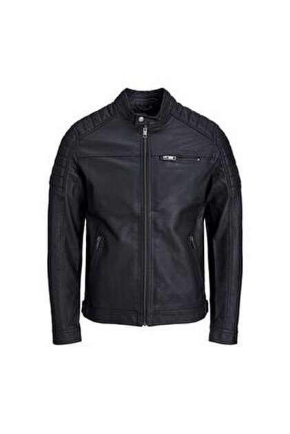 Jack & Jones 12147218 Jcorocky Jacket Noos Erkek Deri Mont Ve