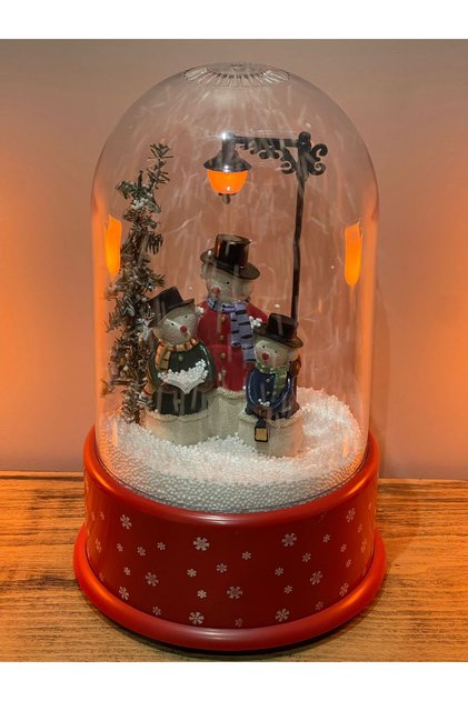 Hareketli Noel Baba, Noel Hediyesi, Işıklı Müzikli, Müzik Kutusu, Buz Pateni, Dans Eden Noel Baba
