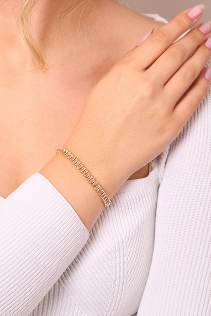 Gold Bjelk2516A - Waterway Model Women's Bracelet