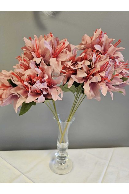 5 ramuri de trandafir uscat, floare de zornăitură, 34 cm, buchet de mână, aranjament în vază, floare decorativă