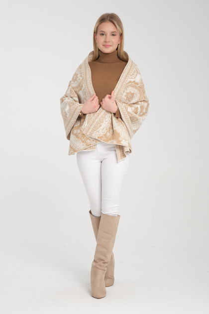 Ethnic Patterned Shoulder Shawl, Stylish Comfortable Shoulder Shawl Suitable for Dual Use, Knitwear Shoulder Shawl, Shoulder Shawl.