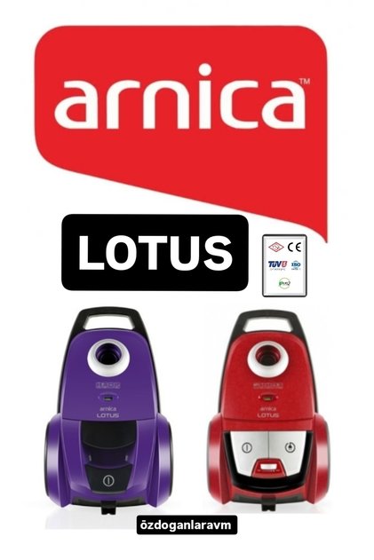 Arnica Lotus Süpürge Toz Torbası 10 Adet Motor Filitreli