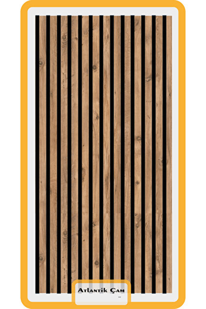 ZETA WOOD 120 CM 12 ADET KENDİNDEN YAPIŞKANLI AHŞAP ÇITA