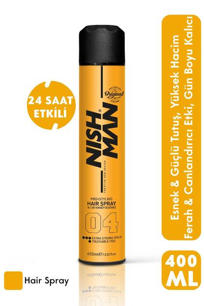 04 Ekstra Tutuş Saç Şekillendirici Sprey - 400 ml