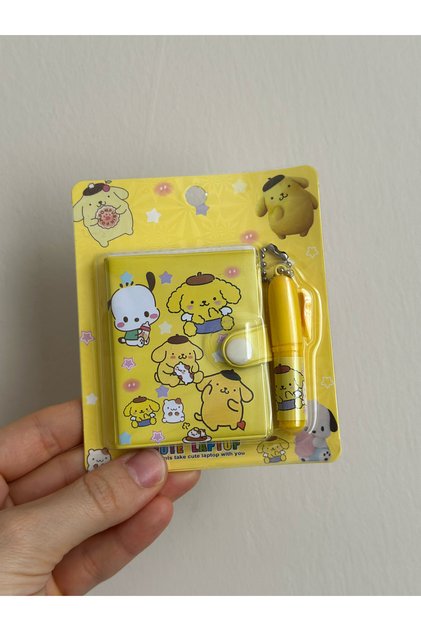 Sarı Mini Not Defteri Notebook Defter