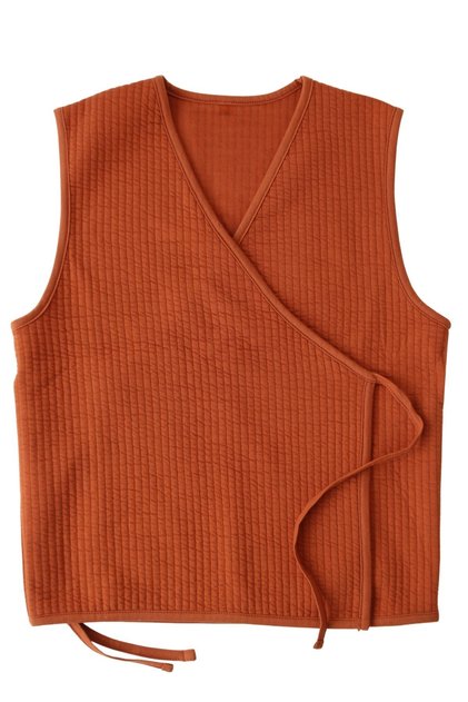Love Birds Embroidered Quilted Vest Cinnamon