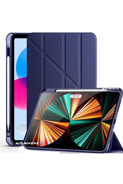 Huawei Matepad Se 11'' inç 2024 Kılıf Kalem Bölmeli Katlanabilir Uyku Modlu Yumuşak Silikon Kapak