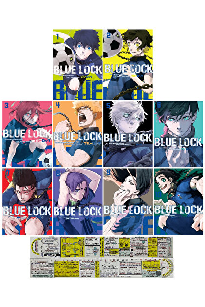 Komik Şeyler Blue Lock 10 Cilt Manga Seti - Fiyatı, Yorumları