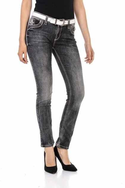 Wd436 Cep Nakışı Detaylı Bayan Jeans