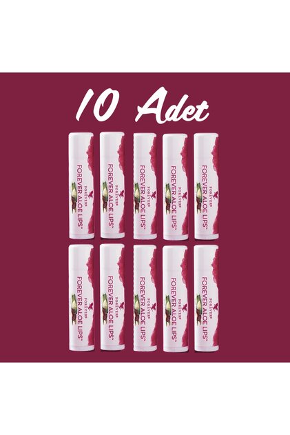 Forever Aloe Lips - Aloe Veralı Dudak Bakım Balmı 10 adet
