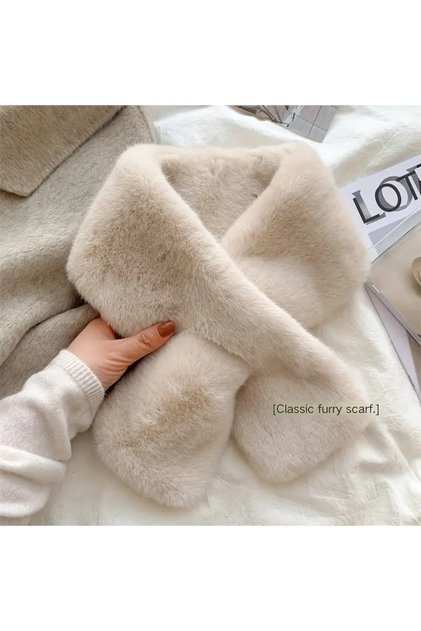 Kaşkol Boyunluk Atkı PELUŞ kürkü atkı önlük, yumuşak tüm soğuk koruma boyun kalınlaştırılmış