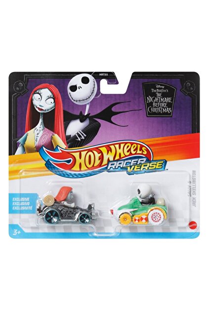 ミニカー jwingsf2 HOT WHEELS Racerverse İkili Arabalar Sally & Jack Skellington