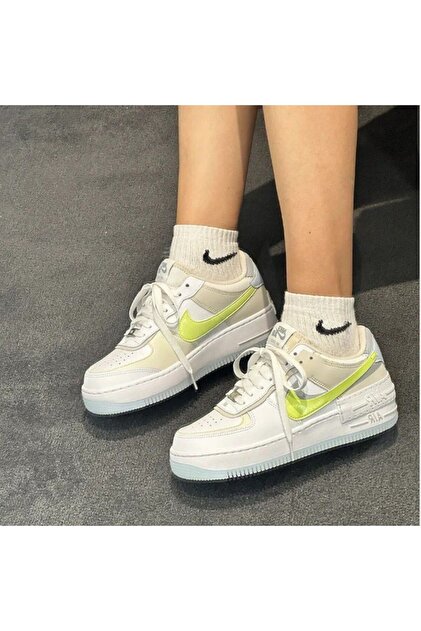 Nike Air Force 1 Shadow ''Double Marking'' Kadın beyaz Spor