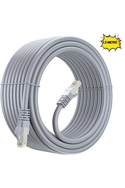 Cat5e 8p8c Rj45 Network Internet Ethernet Bilgisayar Kablosu Rj45 Patch Kablo ( 1.5 Metre )