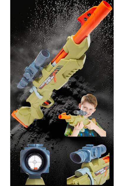 A-T AYZE-TRENDY OYUNCAK HUNTSMAN AMBUSH RİFLE TÜFEK 10 ADET SÜNGER