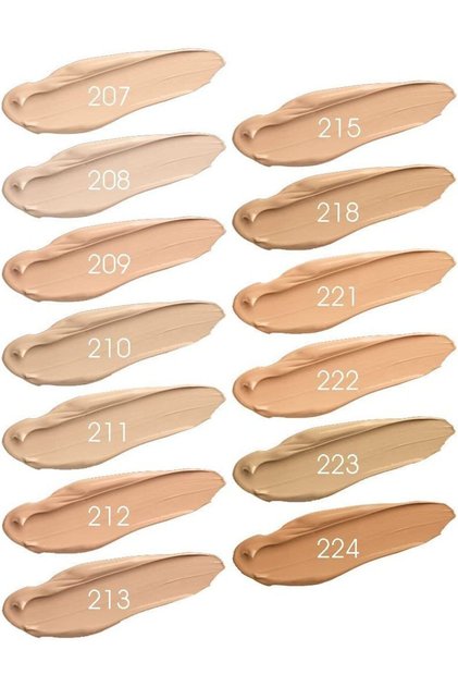 Make Up Cover Fondöten-211 Uzun Süre Kalıcı, Su Geçirmez, Tam Kapatıcı Likit Fondöten