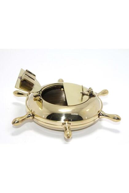 Brass Ashtray with Rudder