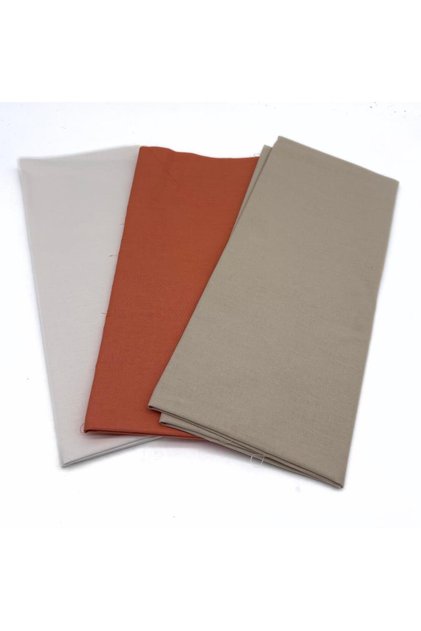 Angel Bag Accessory 120X50 cm Cotton Lining Fabric Set (Cream, Tan, Beige)