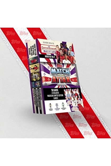 match attax booster box 24 25 Topps Match Attax 25/26 International Icons Booster Tin #4 (28 Cards + 3  Limited Edition) main image 0