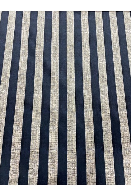 Lined Upholstery Fabric with Cotton Pattern