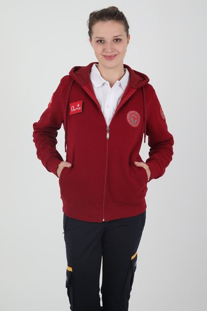112 Acil Sağlık Kapşonlu Polar (Unisex)