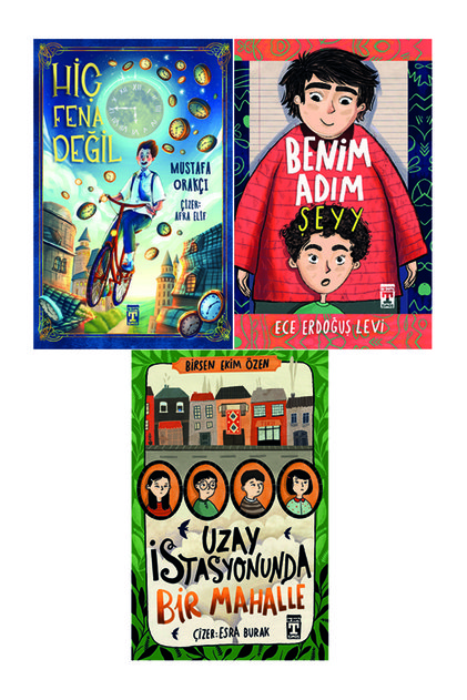 4. 5. 6. Classroom Reading Set 3 Books Hiç Fena Değil-Uzay İstasyonunda Bir Mahalle-Benim Adım Şeyy