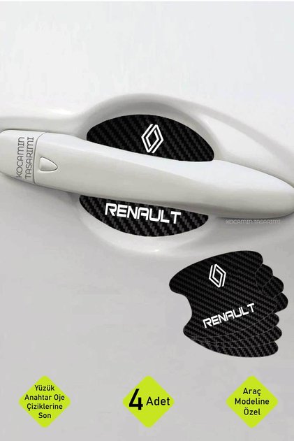 For Renault Standard - Carbon Anti-Scratch, Custom Design Stylish Door Foil Set