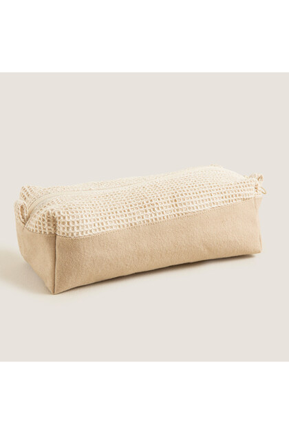 Fuse Rectangular Organizer Bag 24 cm Natural