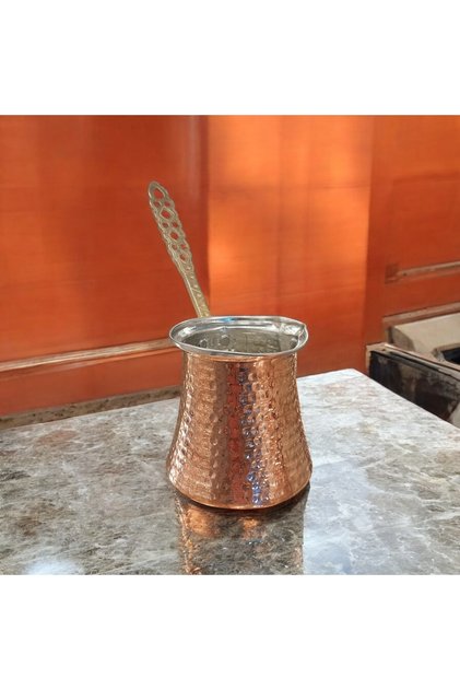 Maraş Copper Coffee Pot for 4 Cups - Coffee Baking and Coffee Pot