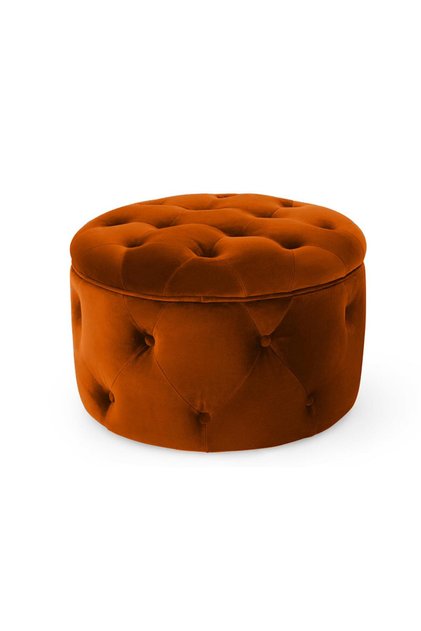 Duru Sandıklı Kadife Puf 60x60 cm | Makyaj Masası, Antre ve Oturma Odası Puf Koltuğu