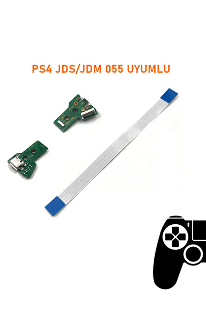 siar PS4 V3 KOLLAR İLE UYUMLU JDS JDM 055 USB PORT SOKET VE 12 PIN